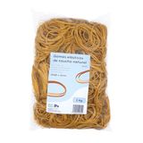 RAYLU PAPER Rubberen banden van 100% natuurlijk rubber, elastisch, robuust, herbruikbaar, voor kantoor en thuis (200 Ø x 2 mm, 1000 g)