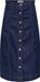 ONLY - ONLKLARA HW A LINE DB DNM SKIRT AK TLL - Dames - Rokken