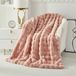 Couette douce en flanelle avec motif 'Bubble' 100x160cm