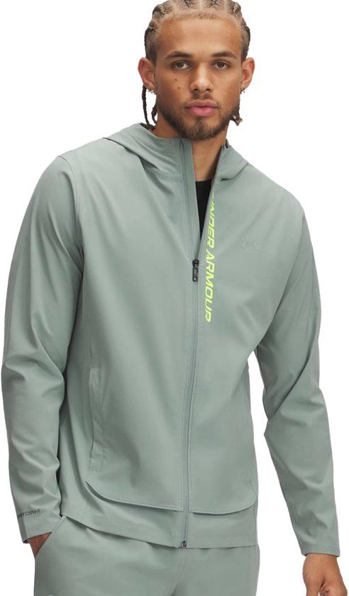 Under Armour Outrun The Storm Windjack Groen L Man