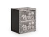 H&H Giaya Commode van Hout en Aluminium, 2-zits, 7,5 x 10 cm