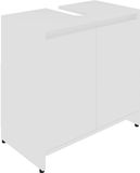 vidaXL Badkamerkast 60x33x60 cm bewerkt hout wit
