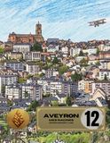 Aveyron - 12 - Mes Racines : Livre d'activités de Réminiscence: Adultes et seniors - Coloriages, expressions locales et jeux en gros caractères - Stimulation cognitive, mémoire, Alzheimer