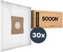 SQOON® Stofzuigerzakken - 30 STUKS - Geschikt voor Inventum SZ300, ST306, ST307, ST308, Sauber, Waves, Gamma - High Filtration