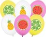 PARTYDECO - 6 Latex ballonnen zomerfruit 30 cm