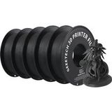 Filament d'imprimante 3D, finition mate, facile à imprimer, noir