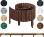 be4nature Bordure de jardin bois flexible 10 x 200 cm brun foncé imprégné