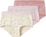Name it Hipster 3-pack Vrouwen Gebloemd Turtledove 116