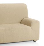 Martina Home 3-zits stretch bankhoes, stof, nerts, 3 pleinen (170 a 220 cm)