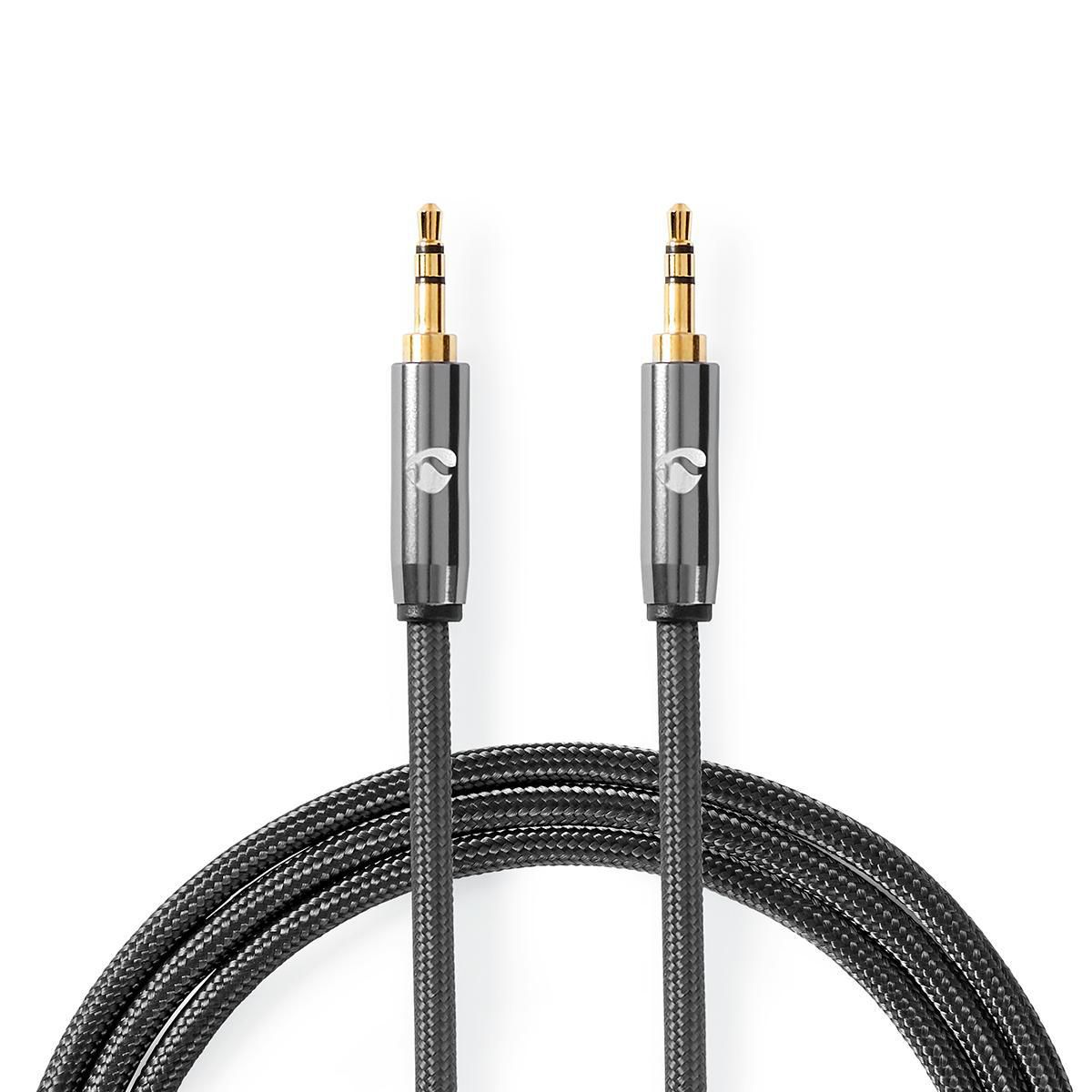 Nedis 3.5mm Audio Cable - 5m - Grey