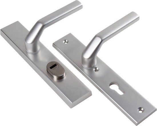 Ami Veiligheids schildgarnituur SKG - deurdikte 38/45 mm - KT 85 - 251 x 50 mm - dkr 379 Rota - F1