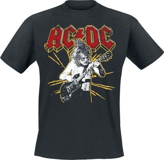AC/DC Back In Heren T-shirt - zwart - L