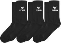 Erima 3-Pack Sportsokken - Zwart | Maat: 39-42