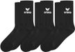 Erima 3-Pack Sportsokken - Zwart | Maat: 39-42