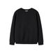 NAME IT KIDS sweater met borduursels - zwart