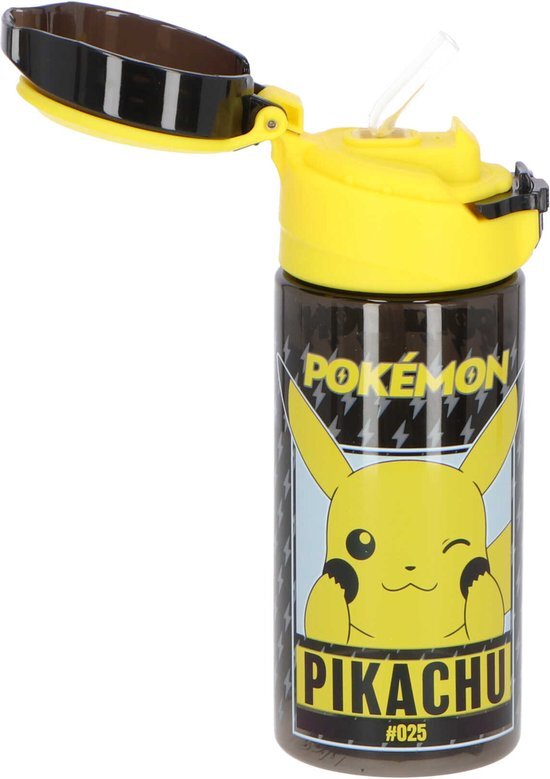 Pokemon Drinkbeker met Klep en Drinktuit - BPA Vrij