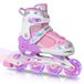 Patins en ligne réglables pour enfants avec roues scintillantes