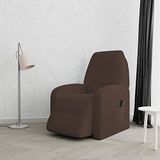 MB HOME BASIC Fashionable ligstoelhoes, bruin, eenheidsmaat