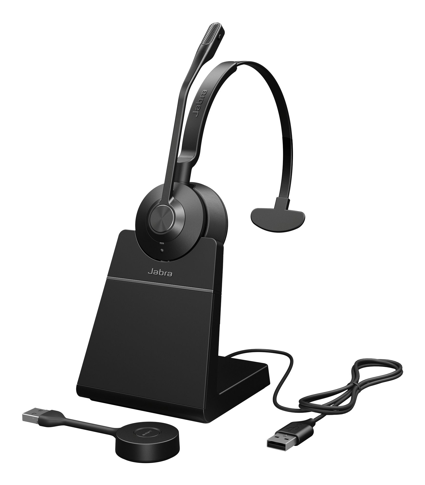 Jabra Engage 55 SE - Wireless Headband Headset - Black