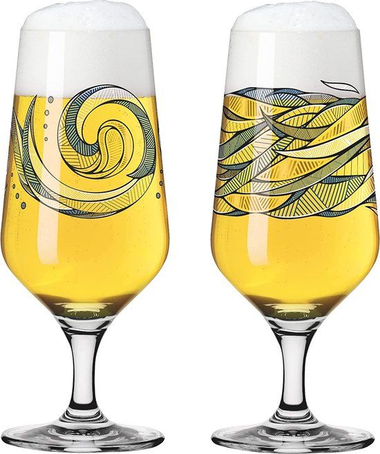 Ritzenhoff GEBRUIKTIJD Bierglasset #2 - Andreas Preis - 374 ml - Kristalglas - Vaatwasmachinebestendig - Geschenkverpakking