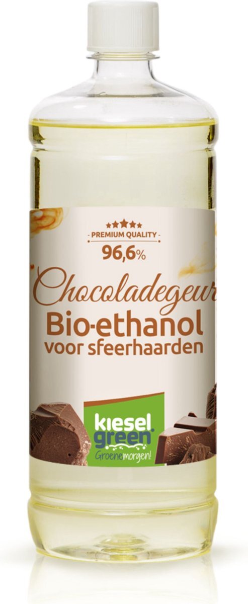 kieselgreen Bio-Ethanol met Chocoladegeur-PREMIUM- bioethanol - biobrandstof - 1 liter