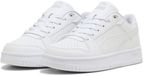 PUMA Rebound Slam Lo Jr Unisex Lage Sneakers - Maat 39 - Synthetisch/Rubber - Wit/Grijs