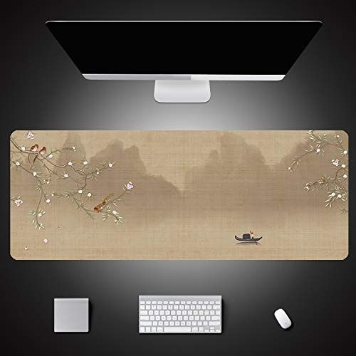 DHSBD Muismat Kleurendruk Meisje Pc Gaming Computer Toetsenbord Muis Bureaumatten Voor Gamer Grote Bureaumatten Gaming Muismat 800x400x3mm