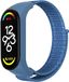 Strap-it Xiaomi Mi Band 7 bracelet en nylon - bleu
