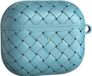 By Qubix Qubix AirPods 3 hoesje - TPU - Woven series - Blauwgrijs