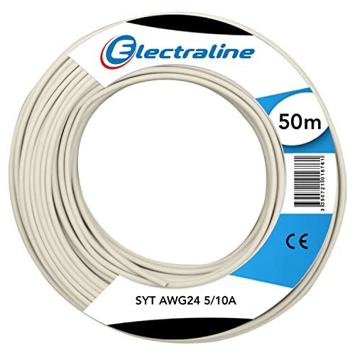 Electraline LMF901516764 kabelkrans SYT AWG24, 5/10A, 50 m, ivoorkleurig