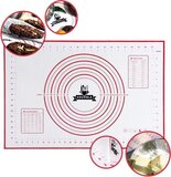 Krumble Siliconen Bakmat - 60 x 40 cm - Wit - Rechthoekig