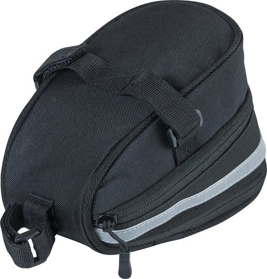 Basil Mada Zadeltas - Zwart - 1 Liter - Polyester - Stadsfiets