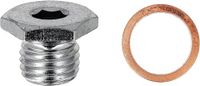 Afvoerstop en afdichting, M12-1,5 x 11 mm, 2 stuks