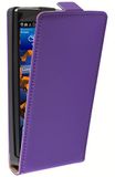 Mumbi Flip Case voor LG Spirit Bag paars