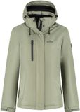 Kjelvik Yrsa Dames Outdoorjas - Groen
