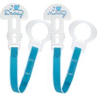 MAM Clip Double Pack Plain - Blue