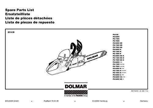 Dolmar 38153570-2276 reparatieset gasklep KA11013, origineel onderdeel PS-7900