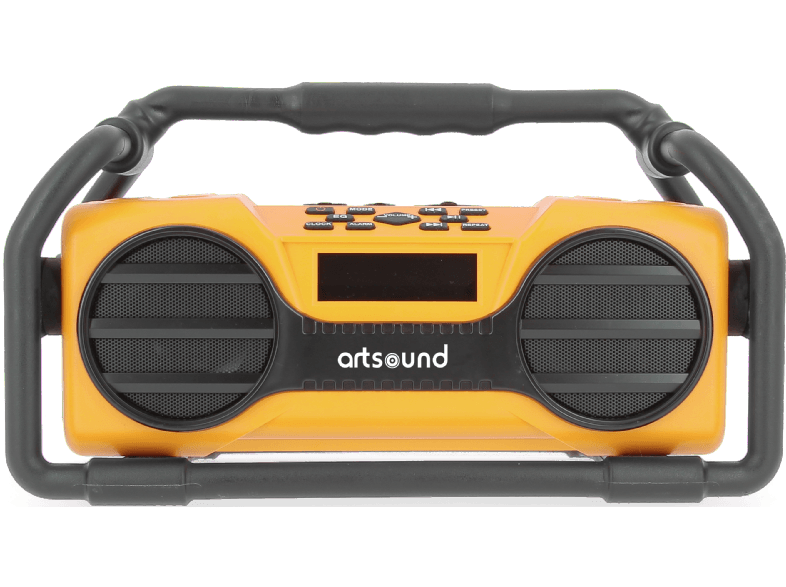 Artsound Robuuste Bluetooth radio Geel U 6 Y