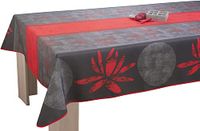 Le linge de Jules Tafelkleed vlekbestendig lotus rood - rechthoekig 120x150 cm