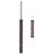 vidaXL - Vliegende Plankbeugels - 12 - Beige - Ø14 x 210 mm - Staal