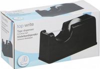 Merkloos / Sans marque Edco Eindhoven Bv Plakband dispenser - zwart - 15 x 6 x 7 cm - inclusief plakband rol