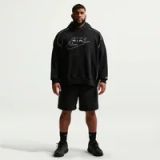 Nike Sweat à capuche Air Po HDY pour homme, bleu marine/blanc, XXL
