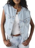 Levi's Collarless Shrunken 90s vest dames vest (1 stuk), Natuurlijk top