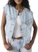 Levi's Collarless Shrunken 90s vest dames vest (1 stuk), Natuurlijk top