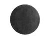 H & H 9298425 bord, rond, 25 x 0,5 cm, steen, antraciet