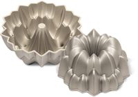 Guardini Sweet Magic Tulband Bakvorm - Cakeblik - Taartvorm - Cakevorm - Tulband - Bakvorm 23,5 cm - Cascade - Aluminium - Champagne