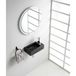 Wiesbaden Rhea M Lavabo Droite Noir Mat