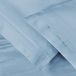 Superior - Eenlaags kussensloopset, 51 x 102 cm, draaddichtheid 650, katoen, uniform babyblauw, 2-delig