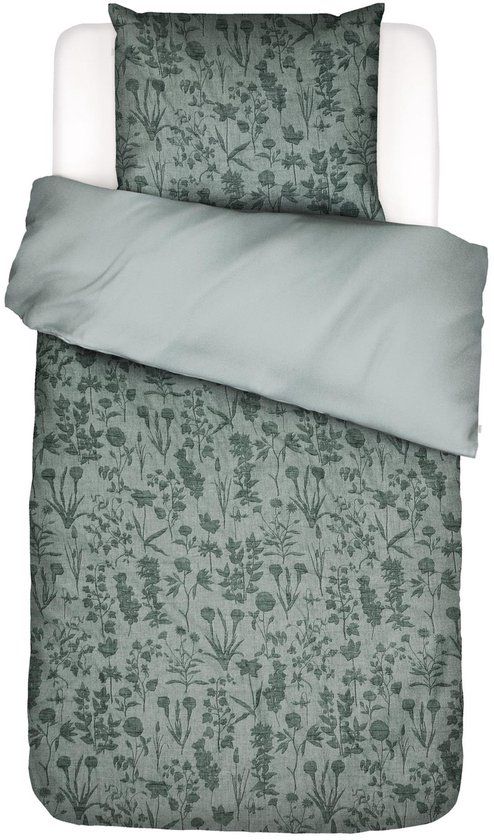 Essenza Maribel Dekbedovertrek Groen - Eenpersoons – 140x200/220 cm