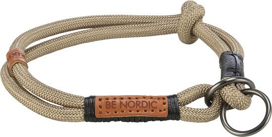 Trixie Halsband Hond Be Nordic Half-Slip Zand/Zwart 45x0.8 cm